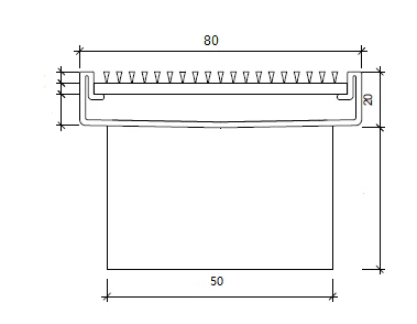 1100mm Stainless Steel Shower Channel - Image 3