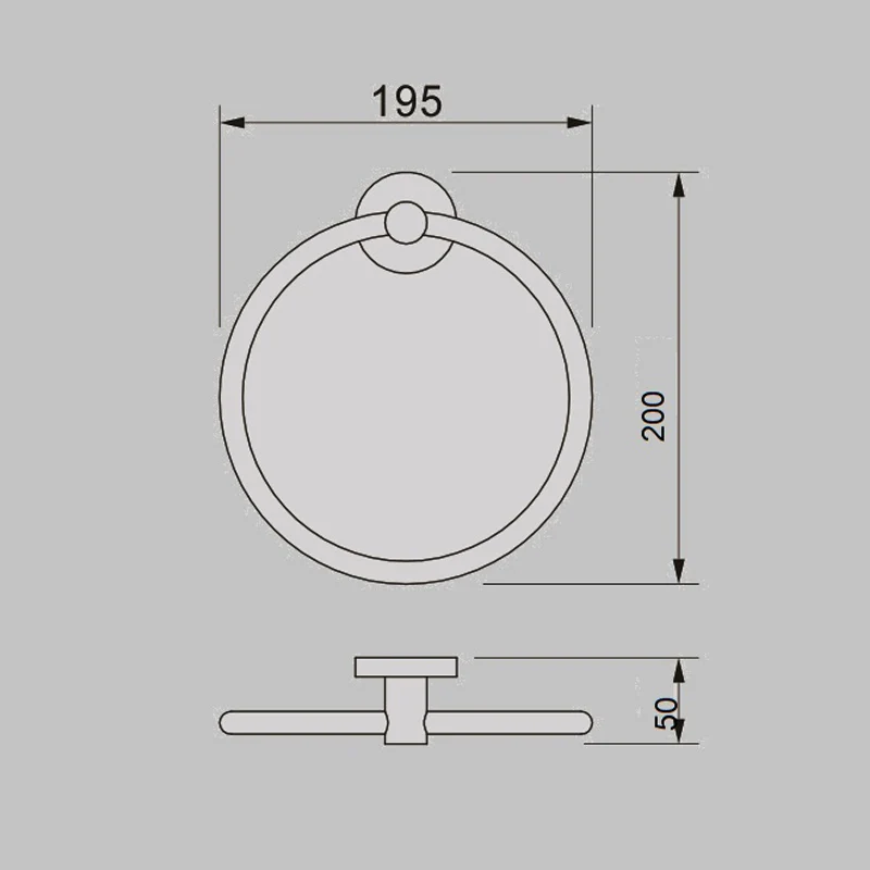 JESS Towel Ring Chrome - Image 4